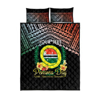 Personalised Penama Day Quilt Bed Set Vanuatu Provinces Polynesian Pattern LT14 - Polynesian Pride