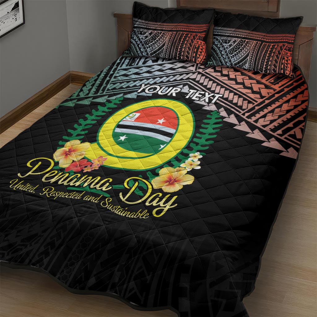 Personalised Penama Day Quilt Bed Set Vanuatu Provinces Polynesian Pattern LT14 - Polynesian Pride