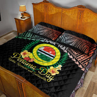 Personalised Penama Day Quilt Bed Set Vanuatu Provinces Polynesian Pattern LT14 - Polynesian Pride