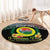 Personalised Penama Day Round Carpet Vanuatu Provinces Polynesian Pattern