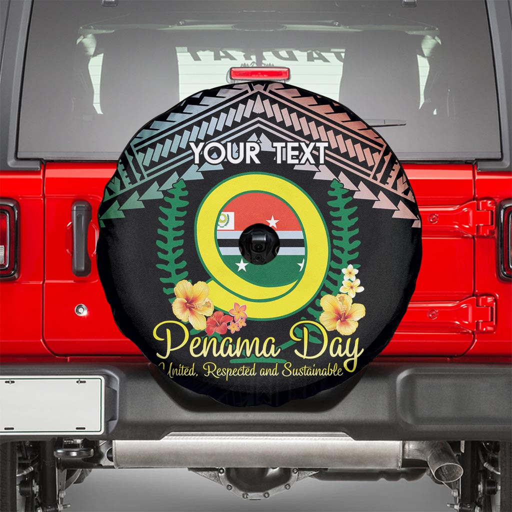 Personalised Penama Day Spare Tire Cover Vanuatu Provinces Polynesian Pattern LT14 - Polynesian Pride