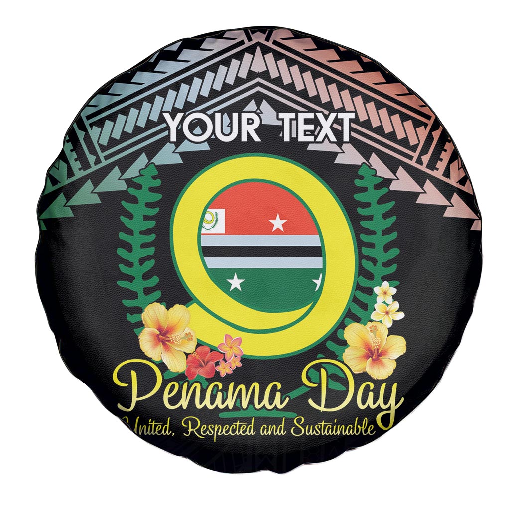 Personalised Penama Day Spare Tire Cover Vanuatu Provinces Polynesian Pattern LT14 - Polynesian Pride