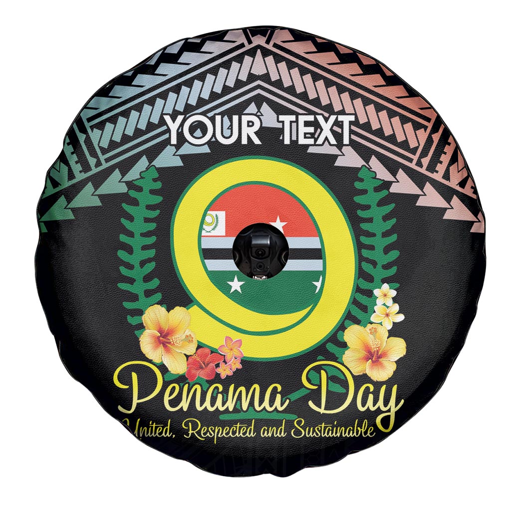 Personalised Penama Day Spare Tire Cover Vanuatu Provinces Polynesian Pattern LT14 - Polynesian Pride