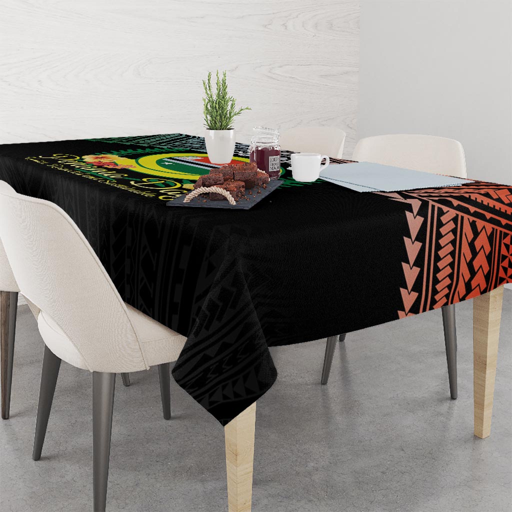 Personalised Penama Day Tablecloth Vanuatu Provinces Polynesian Pattern LT14 - Polynesian Pride
