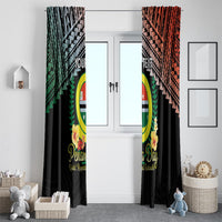 Personalised Penama Day Window Curtain Vanuatu Provinces Polynesian Pattern LT14 - Polynesian Pride