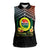 Personalised Penama Day Women Sleeveless Polo Shirt Vanuatu Provinces Polynesian Pattern