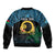 Personalised Sanma Day Bomber Jacket Vanuatu Provinces Polynesian Pattern