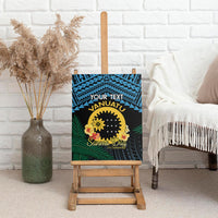 Personalised Sanma Day Canvas Wall Art Vanuatu Provinces Polynesian Pattern LT14 - Polynesian Pride
