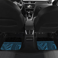 Personalised Sanma Day Car Mats Vanuatu Provinces Polynesian Pattern LT14 Set 2pcs - Back Black - Polynesian Pride