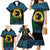 Personalised Sanma Day Family Matching Mermaid Dress and Hawaiian Shirt Vanuatu Provinces Polynesian Pattern