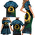 Personalised Sanma Day Family Matching Short Sleeve Bodycon Dress and Hawaiian Shirt Vanuatu Provinces Polynesian Pattern