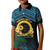 Personalised Sanma Day Kid Polo Shirt Vanuatu Provinces Polynesian Pattern