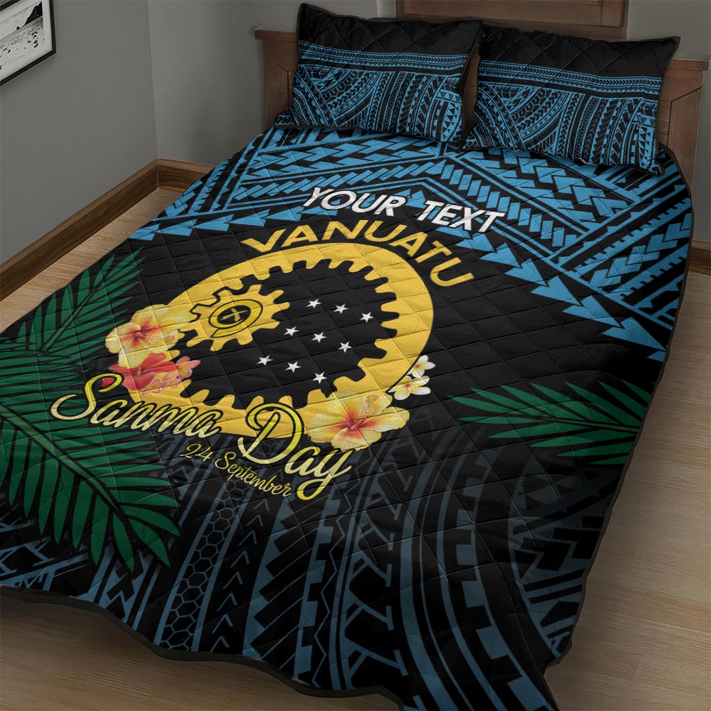 Personalised Sanma Day Quilt Bed Set Vanuatu Provinces Polynesian Pattern LT14 - Polynesian Pride
