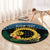 Personalised Sanma Day Round Carpet Vanuatu Provinces Polynesian Pattern