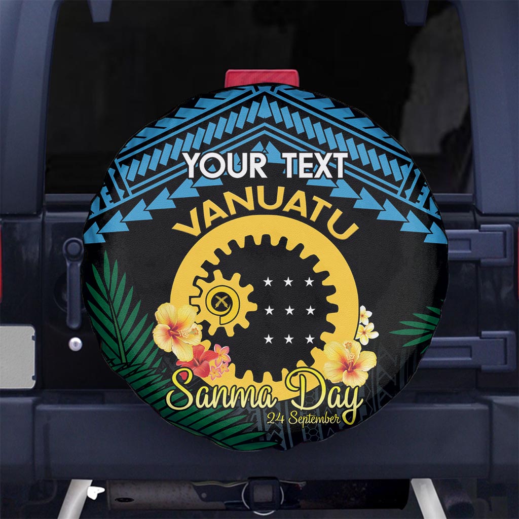 Personalised Sanma Day Spare Tire Cover Vanuatu Provinces Polynesian Pattern LT14 - Polynesian Pride