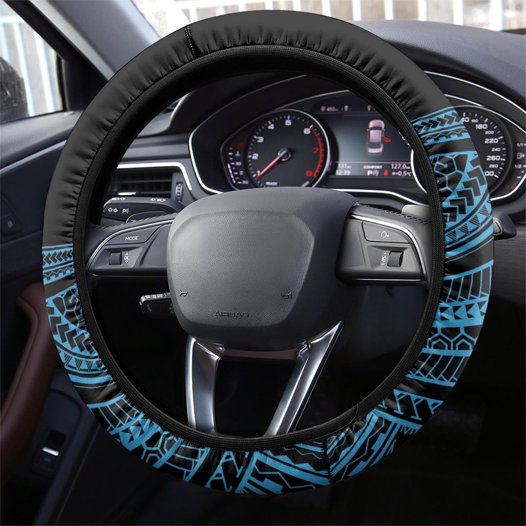 Sanma Day Steering Wheel Cover Vanuatu Provinces Polynesian Pattern LT14 - Polynesian Pride