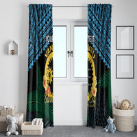 Personalised Sanma Day Window Curtain Vanuatu Provinces Polynesian Pattern LT14 - Polynesian Pride