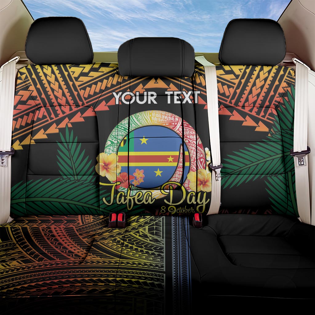 Personalised Tafea Day Back Car Seat Cover Vanuatu Provinces Polynesian Pattern