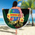 Personalised Tafea Day Beach Blanket Vanuatu Provinces Polynesian Pattern