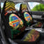 Personalised Tafea Day Car Seat Cover Vanuatu Provinces Polynesian Pattern