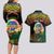 Personalised Tafea Day Couples Matching Long Sleeve Bodycon Dress and Hawaiian Shirt Vanuatu Provinces Polynesian Pattern