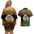 Personalised Tafea Day Couples Matching Off Shoulder Short Dress and Hawaiian Shirt Vanuatu Provinces Polynesian Pattern