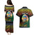 Personalised Tafea Day Couples Matching Puletasi and Hawaiian Shirt Vanuatu Provinces Polynesian Pattern