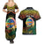 Personalised Tafea Day Couples Matching Summer Maxi Dress and Hawaiian Shirt Vanuatu Provinces Polynesian Pattern