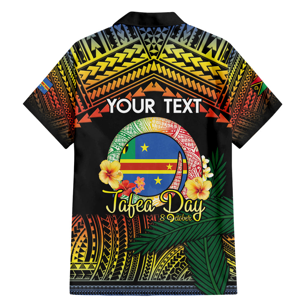 Personalised Tafea Day Family Matching Off Shoulder Maxi Dress and Hawaiian Shirt Vanuatu Provinces Polynesian Pattern LT14 - Polynesian Pride