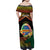 Personalised Tafea Day Family Matching Off Shoulder Maxi Dress and Hawaiian Shirt Vanuatu Provinces Polynesian Pattern