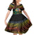 Personalised Tafea Day Family Matching Off Shoulder Short Dress and Hawaiian Shirt Vanuatu Provinces Polynesian Pattern