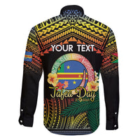 Personalised Tafea Day Family Matching Puletasi and Hawaiian Shirt Vanuatu Provinces Polynesian Pattern LT14 - Polynesian Pride