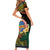 Personalised Tafea Day Family Matching Short Sleeve Bodycon Dress and Hawaiian Shirt Vanuatu Provinces Polynesian Pattern