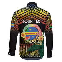 Personalised Tafea Day Family Matching Summer Maxi Dress and Hawaiian Shirt Vanuatu Provinces Polynesian Pattern LT14 - Polynesian Pride