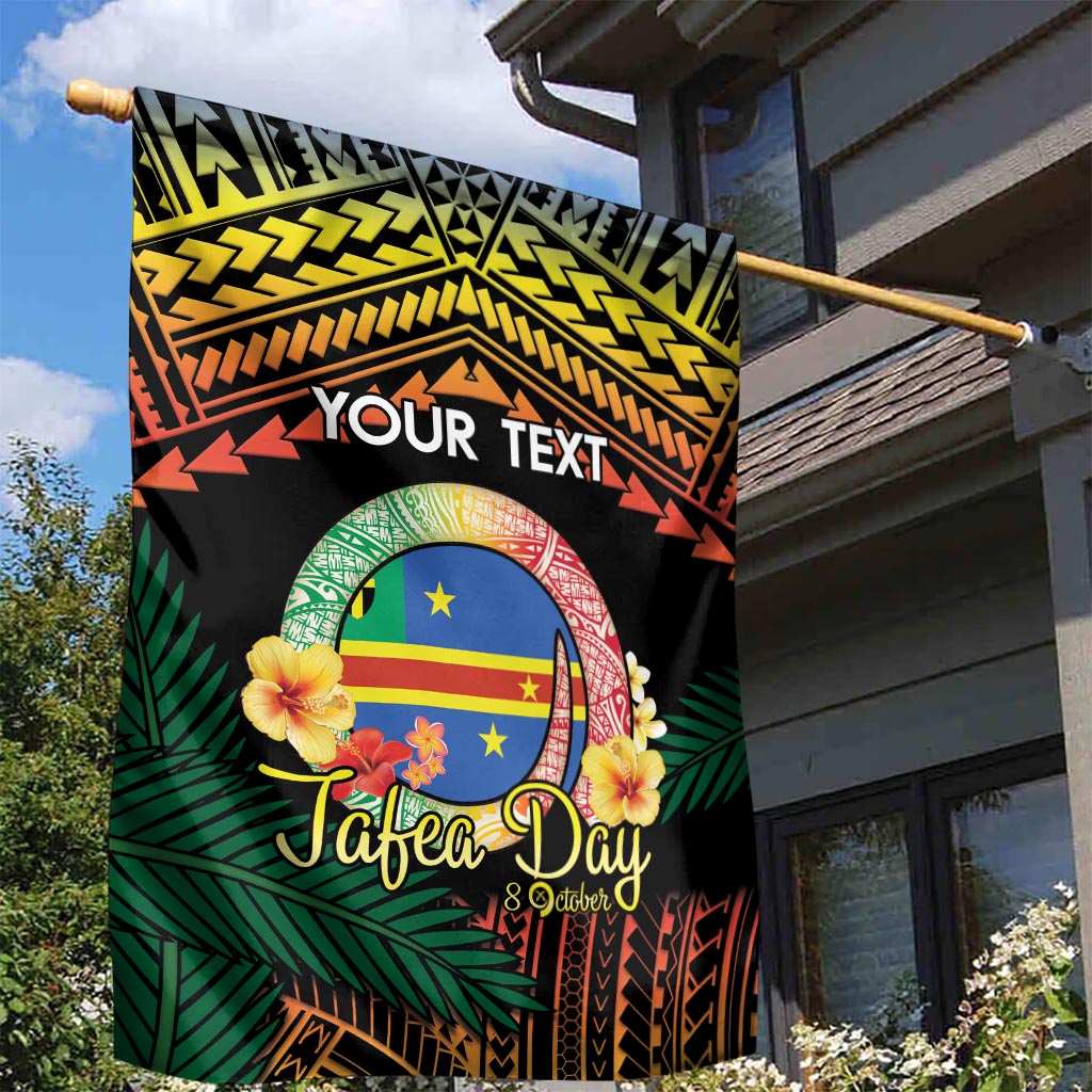 Personalised Tafea Day Garden Flag Vanuatu Provinces Polynesian Pattern LT14 - Polynesian Pride