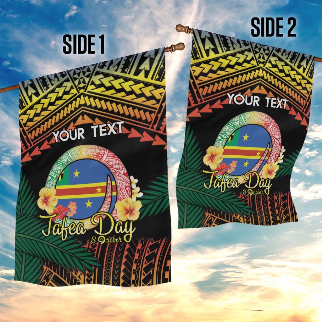Personalised Tafea Day Garden Flag Vanuatu Provinces Polynesian Pattern LT14 - Polynesian Pride