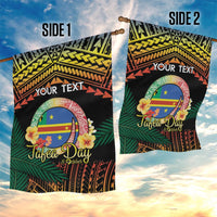 Personalised Tafea Day Garden Flag Vanuatu Provinces Polynesian Pattern LT14 - Polynesian Pride