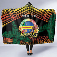 Personalised Tafea Day Hooded Blanket Vanuatu Provinces Polynesian Pattern LT14 - Polynesian Pride