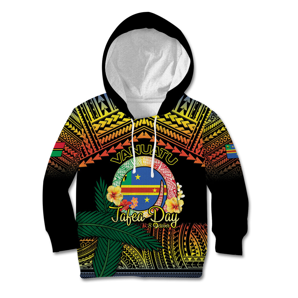 Personalised Tafea Day Kid Hoodie Vanuatu Provinces Polynesian Pattern