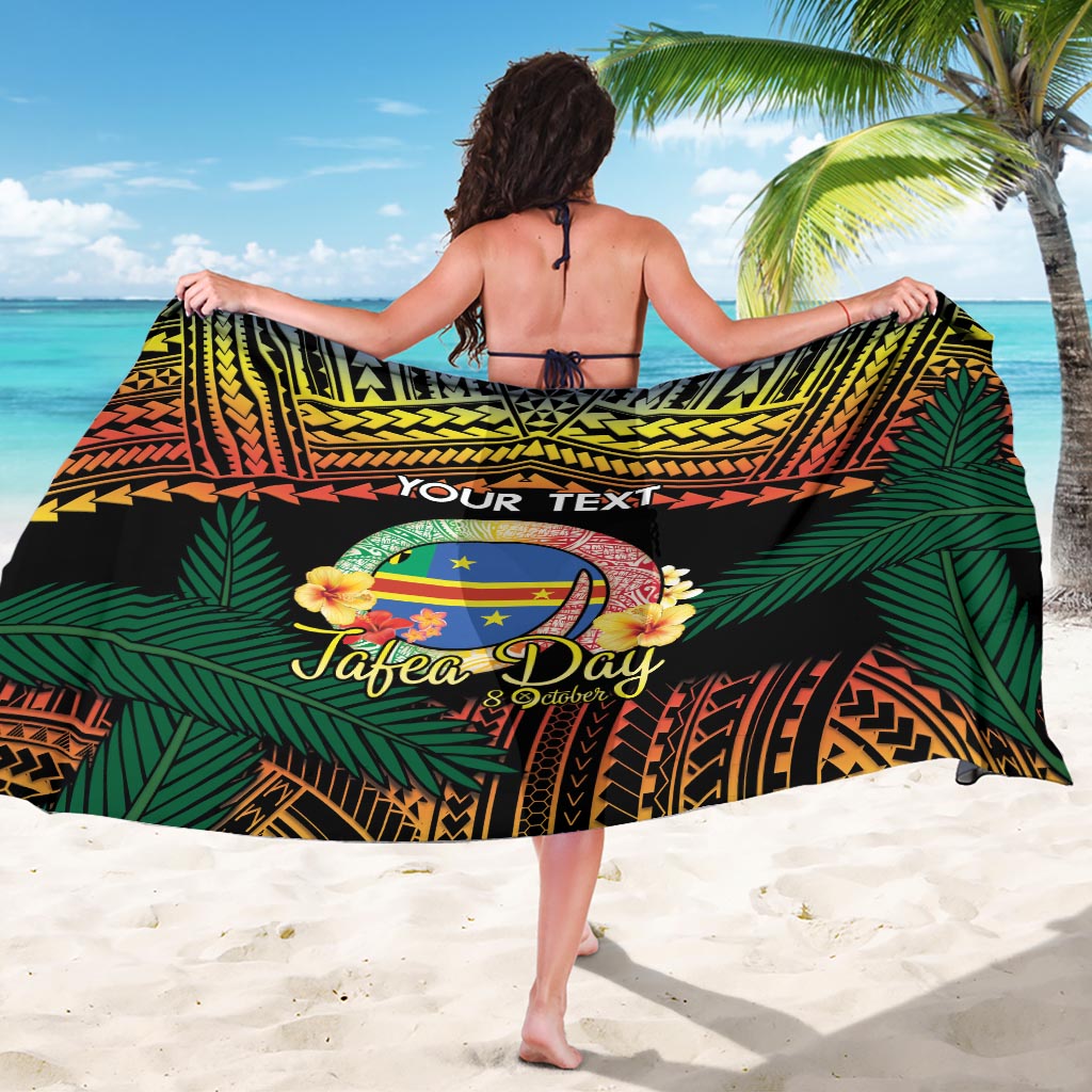 Personalised Tafea Day Sarong Vanuatu Provinces Polynesian Pattern
