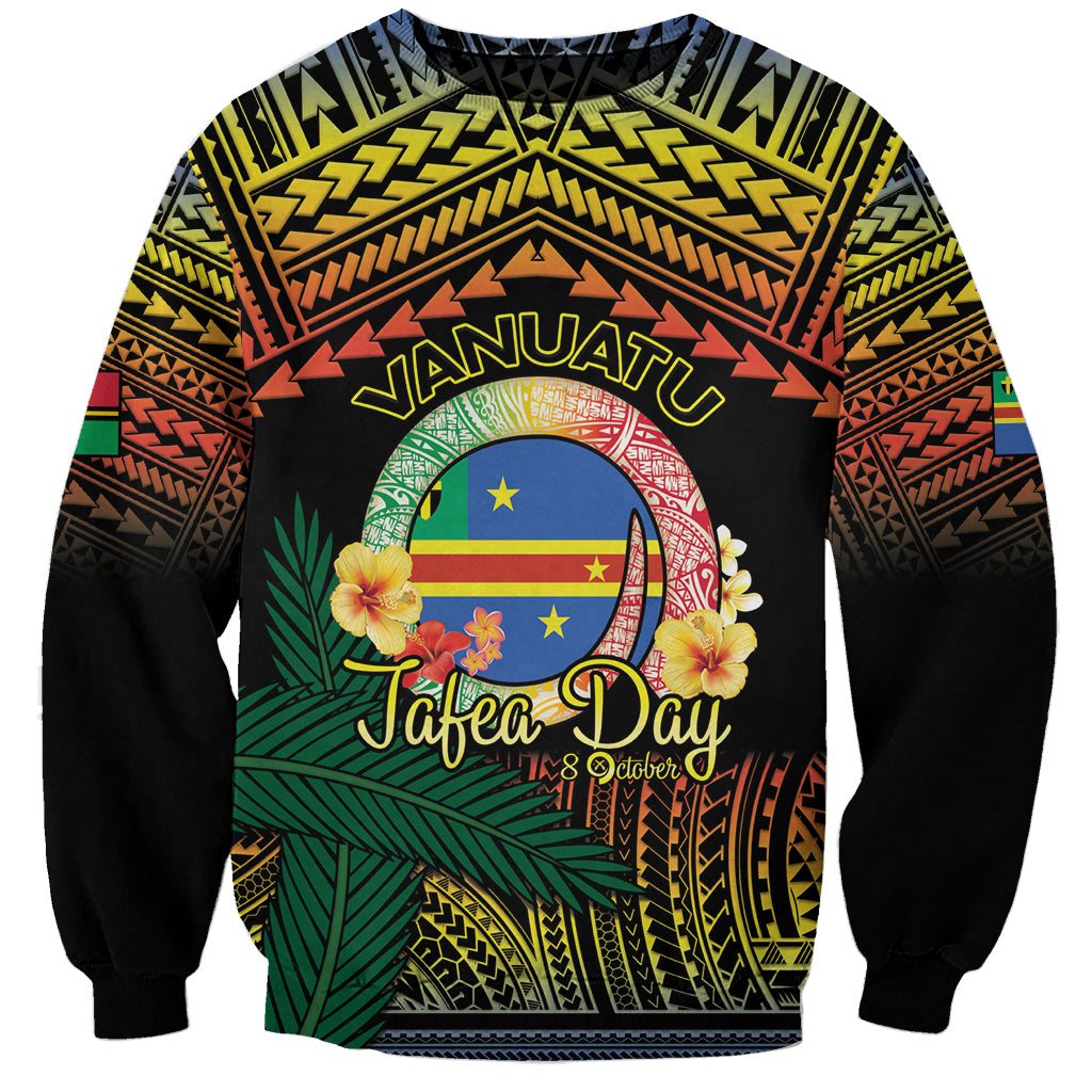 Personalised Tafea Day Sweatshirt Vanuatu Provinces Polynesian Pattern