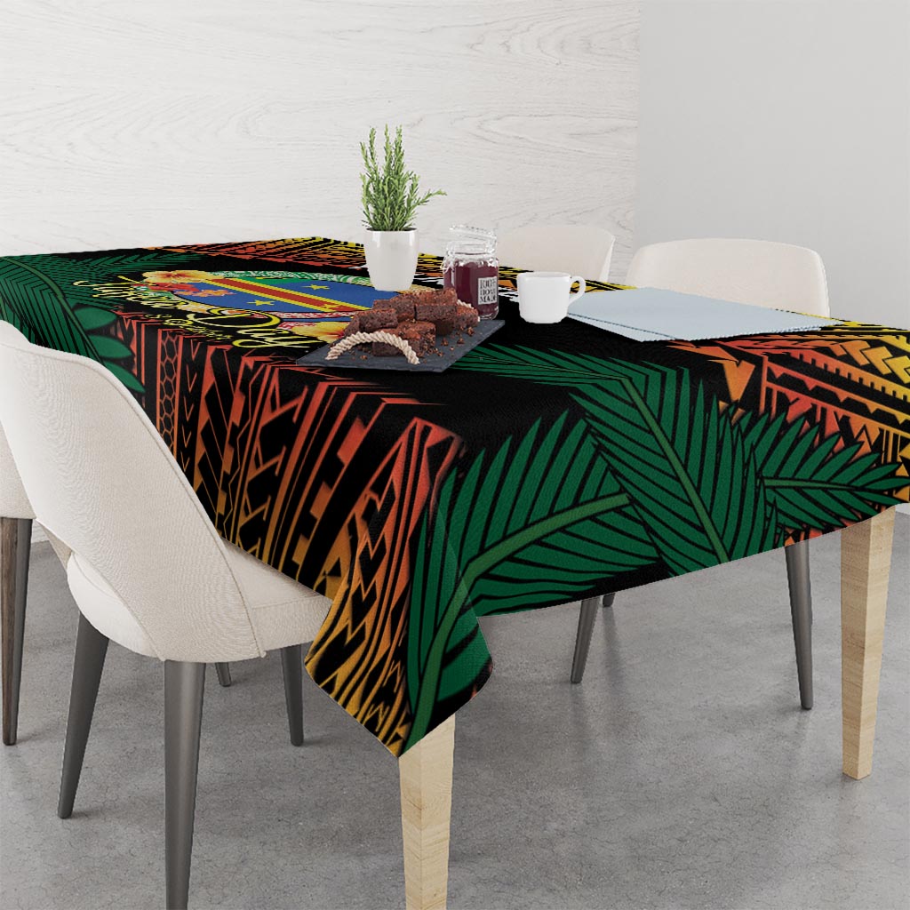 Personalised Tafea Day Tablecloth Vanuatu Provinces Polynesian Pattern LT14 - Polynesian Pride