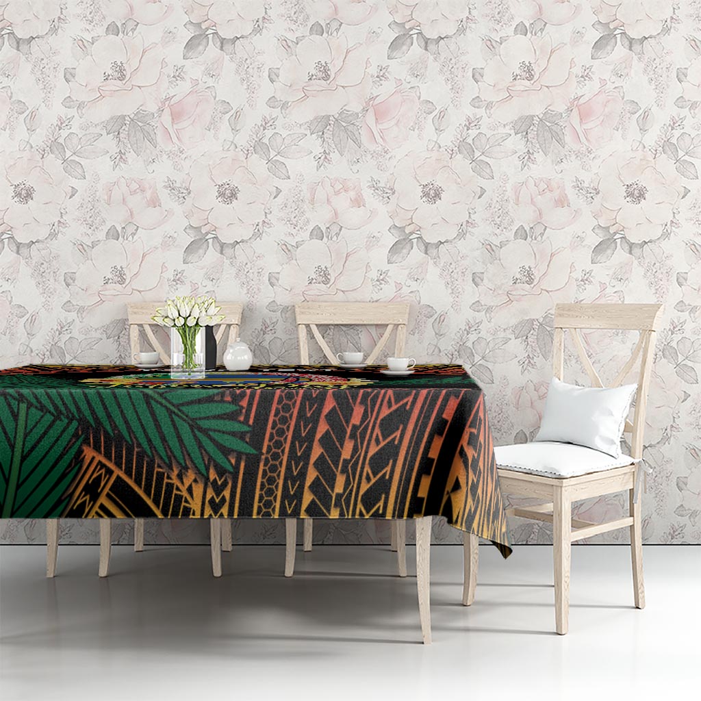 Personalised Tafea Day Tablecloth Vanuatu Provinces Polynesian Pattern LT14 - Polynesian Pride