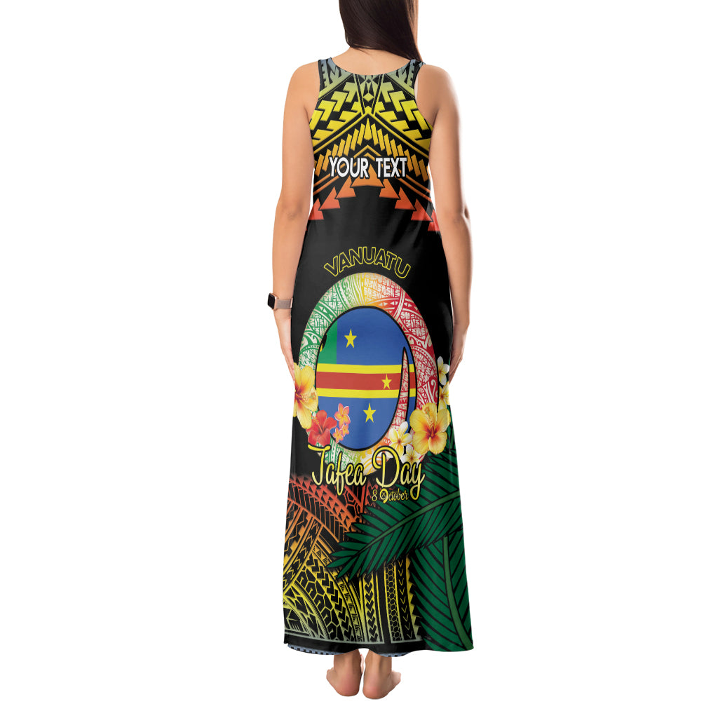 Personalised Tafea Day Tank Maxi Dress Vanuatu Provinces Polynesian Pattern LT14 - Polynesian Pride