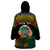 Personalised Tafea Day Wearable Blanket Hoodie Vanuatu Provinces Polynesian Pattern