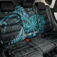 Personalised New Zealand Darts Back Car Seat Cover Happiness Is A Tight Threesome Maori Paua Shell