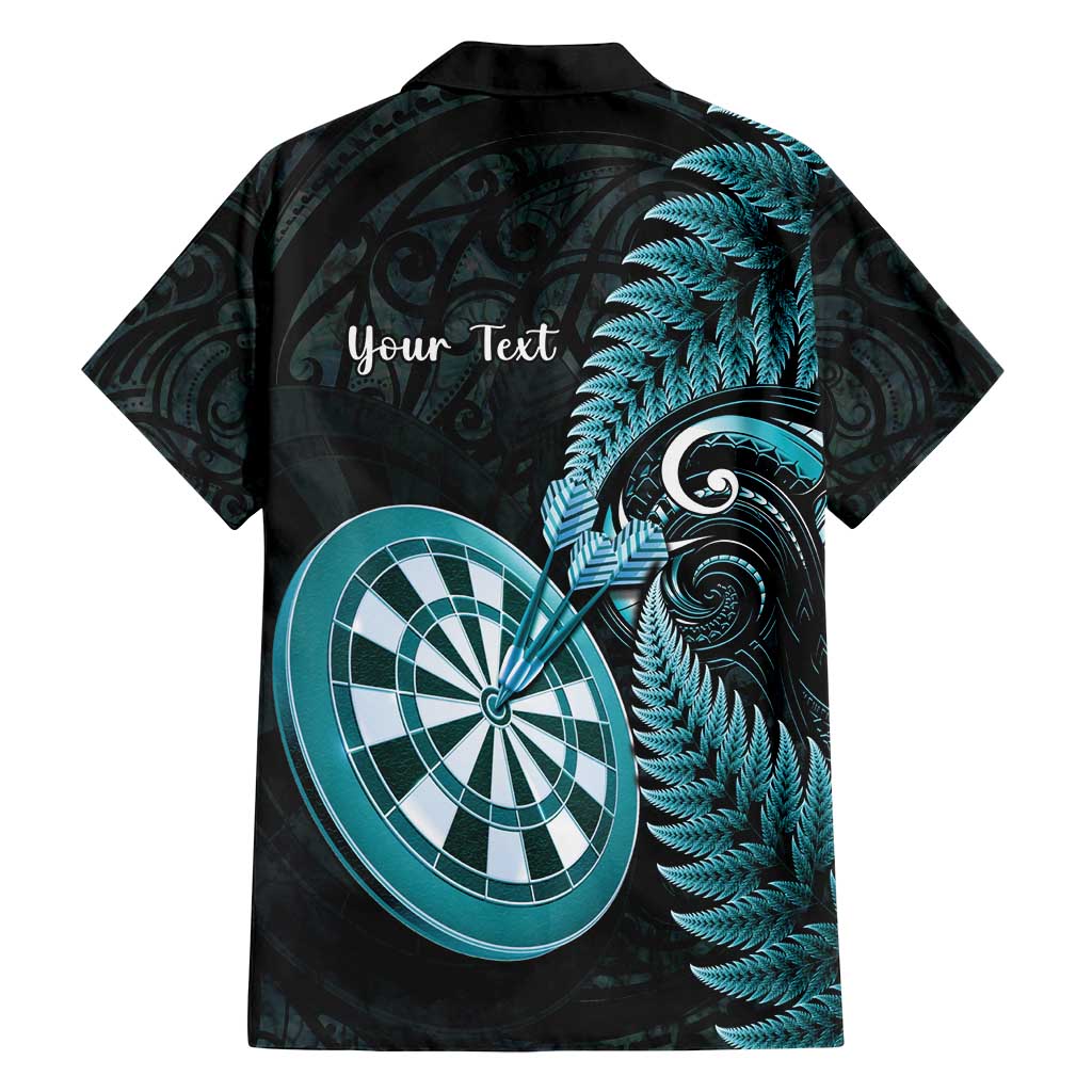 Personalised New Zealand Darts Family Matching Tank Maxi Dress and Hawaiian Shirt Happiness Is A Tight Threesome Maori Paua Shell