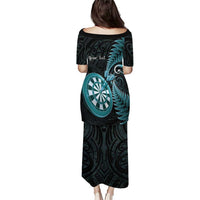 Personalised New Zealand Darts Puletasi Happiness Is A Tight Threesome Maori Paua Shell