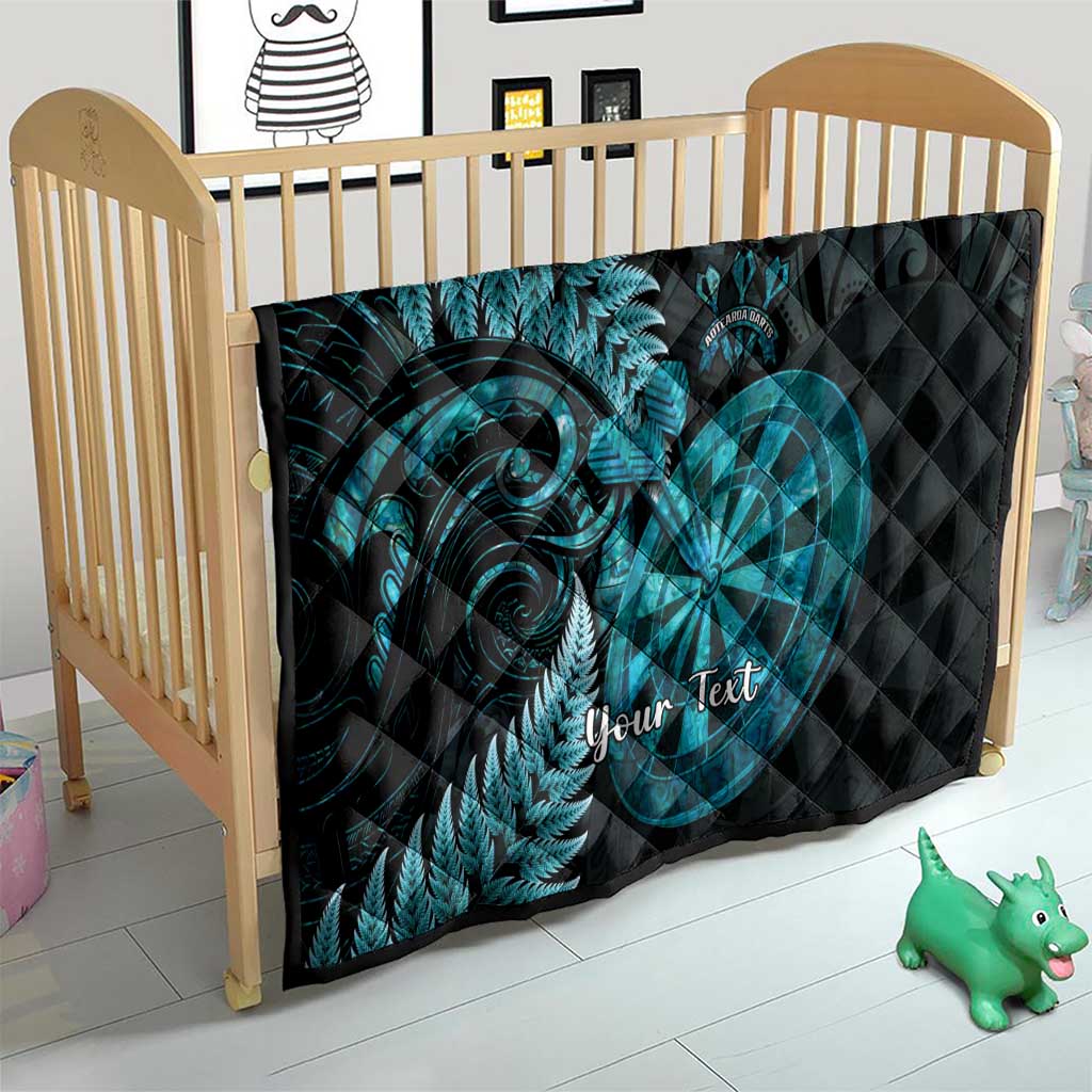 Personalised New Zealand Darts Quilt Happiness Is A Tight Threesome Maori Paua Shell