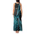 Personalised New Zealand Darts Tank Maxi Dress Happiness Is A Tight Threesome Maori Paua Shell